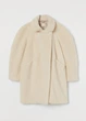 Еко шуба жіноча H&M 200003-4 XS(160/80) молочний (2000004779733) - изображение 1
