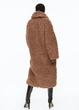 Еко шуба жіноча H&M 202846-2 XL(175/116) коричневий (2028460006) - изображение 3