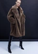 Еко шуба жіноча H&M 202302-2 XS(160/80) коричневий (2000004780500) - изображение 2