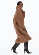 Еко шуба жіноча H&M 202846-2 XL(175/116) коричневий (2028460006) - изображение 5