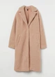 Еко шуба жіноча H&M 202847-2 L(175/104) бежевий (2000005011221) - изображение 1
