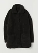Еко шуба жіноча H&M 202321-4 XS(160/80) чорний (2000004777968) - изображение 1