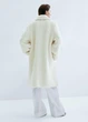 Еко шуба жіноча H&M 205741-4 M(170/96) білий (2057410004) - изображение 3
