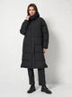 Куртка зимняя длинная женская Converse Stadium Puffer CVW5J004-BLK S Черная (0199202917152) - изображение 3