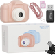 Дитячий фотоапарат Springos Full HD з картою 8 ГБ Рожевий KC0005 (5907769364440) - зображення 8