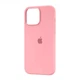Чехол для iPhone 16 Pro силиконовый Soft-touch Silicone Case Full Size (AA) Light Pink - изображение 1