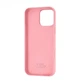 Чехол для iPhone 16 Pro силиконовый Soft-touch Silicone Case Full Size (AA) Light Pink - изображение 2