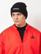 Шапка Adidas Clsc Beanie Cuf IY5261 OSFM 58 Чорна (4067896825410) - зображення 2