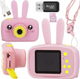 Дитячий фотоапарат Springos Full HD з картою 8 ГБ Рожевий KC0008 (5907719470719) - зображення 9