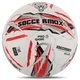 М'яч футбольний професійний №5 SOCCERMAX FB-4165 (PU, білий-червоний) - изображение 2