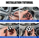 Колпачки (заглушки) в литые диски Volkswagen VW (Фольцваген) 65 мм Хром лого, Черные CountryMan - изображение 6