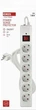 Мережевий фільтр Emos P54217 6 розеток 5 м 10 A 2300 Вт Білий (P54217) - зображення 7