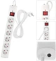 Мережевий фільтр Emos P54217 6 розеток 5 м 10 A 2300 Вт Білий (P54217) - зображення 6