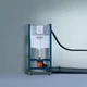 Инсталляция Grohe Rapid SL Solido 38971000 + панель смыва Even 38966KV0 черная глянцевая + унитаз подвесной Kroner Oker WHI533536 Rimless с сиденьем Soft Close дюропласт (38971966KV0KO53R) - изображение 6
