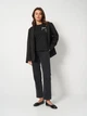 Футболка хлопковая женская Vero Moda 10335800 M Black (5715733258745) - изображение 3