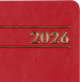 Ежедневник датированный 2026 (A5, гибкая обложка, красный) Buromax Memory BM.21151-05 - изображение 3