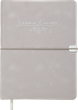 Ежедневник датированный 2026 (A5, гибкая обложка, светло-серый) Buromax Velour BM.2134-20 - изображение 1