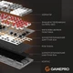 Клавиатура GamePro Genesis Metallic 100% Red switches (MK144G) - изображение 8