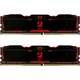 Модуль памяти DDR4 Goodram Iridium X 32GB (2x16GB) 3200MHz Black (IR-X3200D464L16A/32GDC) [148719] - изображение 1