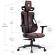 Геймерське крісло Cyberlux V8 Fabric Red (арт. GM-V8 FR) - изображение 4