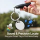 Смарт GPS Bluetooth трекер AirTag аналог для Android — локатор-брелок для ключей, детей, животных, авто и вещей, черный - изображение 3