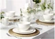 Набір столового посуду Villeroy & Boch Basic White 30 предметів преміальна порцеляна білий - зображення 7