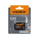 Акумулятор для налобних ліхтариків Videx Li-ion VLF-B12 (захист) 3.7V 1200mAh 1шт - зображення 2