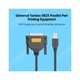 Кабель для принтера USB 2.0 to DB25 2.0m US167 black Ugreen (20224) (319158) - зображення 4
