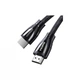 Кабель мультимедійний HDMI M to HDMI M 2.0m braided HD140 black Ugreen (80403) (320691) - зображення 1