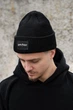 Чоловіча Тепла Подовжена Трикотажна Шапка Біні Докер З Принтом White Harry Potter Dominic Black (8056081) - зображення 1