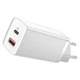 Зарядное Устройство Baseus GaN2 Lite Quick Charger 65W (Type-C+USB) white - изображение 6