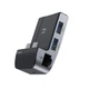 USB Type-C Хаб Baseus Multifunctional Armor Age Bracket 9-in-1 (3xUSB3.0+HDMI+RJ45+3xType-C+3.5) gray - изображение 10