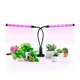 Фитолампа Led Plant Grow Light 2 Лампы Для Роста Растений На Прищепке Фитосветильник Для Комнатных Цветов, Рассады Чёрно-Прозрачный - изображение 5