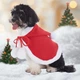Пальто новогоднее для собак и кошек Красное Size S - изображение 5