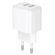 Зарядний блок живлення 2хUSB BOROFONE BAS41A Potential 12 W 5 V 2 A білий - зображення 4
