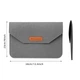 Чехол-конверт ZAMAX Felt Sleeve для MacBook Air 13.6" (M2 | M3 | M4) 2022-2024 Graphite серый - изображение 2