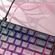 Клавиатура AJAZZ AK680 Черно-Розовая Игровая Механическая с HOT SWAP, 20 Режимов Подсветки. Последняя Ревизия 2025 Года с Ножками. Red Switch - изображение 4