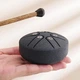 Міні глюкофон ручний язичковий барабан на 6 нот Tongue Drum Black - зображення 6