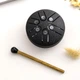 Міні глюкофон ручний язичковий барабан на 6 нот Tongue Drum Black - зображення 4