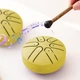 Мини глюкофон ручной язычковый барабан на 6 нот Tongue Drum Yellow - изображение 6