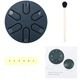 Мини глюкофон ручной язычковый барабан на 6 нот Tongue Drum Navy Blue - изображение 1