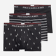 Набір трусів-боксерів чоловічих бавовняних Polo Ralph Lauren 714830299009 S 3 шт Чорний (3616419657314) - зображення 1