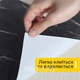 Самоклеящаяся пленка Supretto Черный Мрамор для кухни, Самоклейка для поверхностей, 300x60 см - изображение 4