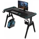 Компьютерный стол GT Racer GT Racer T-1444 (140x60x73) Black (T-1444 (140x60x73) Black) - изображение 7