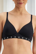 Бюстгальтер уплотненный Bonds Soft Bralette 14D/80D без косточек Черный (8040) - изображение 1