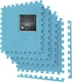 Мат-пазл (ласточкин хвост) PowerPlay PP_4414 EVA Puzzle Mat 120 x 120 x 1.2 cм Голубой (PP_4414_Light_Blue) - изображение 1