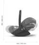 Fotelik samochodowy Cybex Platinum Cloud T i-Size Sepia Black Plus 0-13 kg (4063846402519) - obraz 13