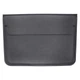 Чохол-папка для MacBook (13.3"–14.2") Leather PU – Black - зображення 1