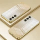Защитный чехол Deexe Sparkles Cover для Samsung Galaxy A57 (A576) - Gold - изображение 2
