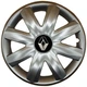 Автомобильные колпаки на колеса RENAULT R14 №221 SJS серебристые комплект 4шт TR0051525 - изображение 1
